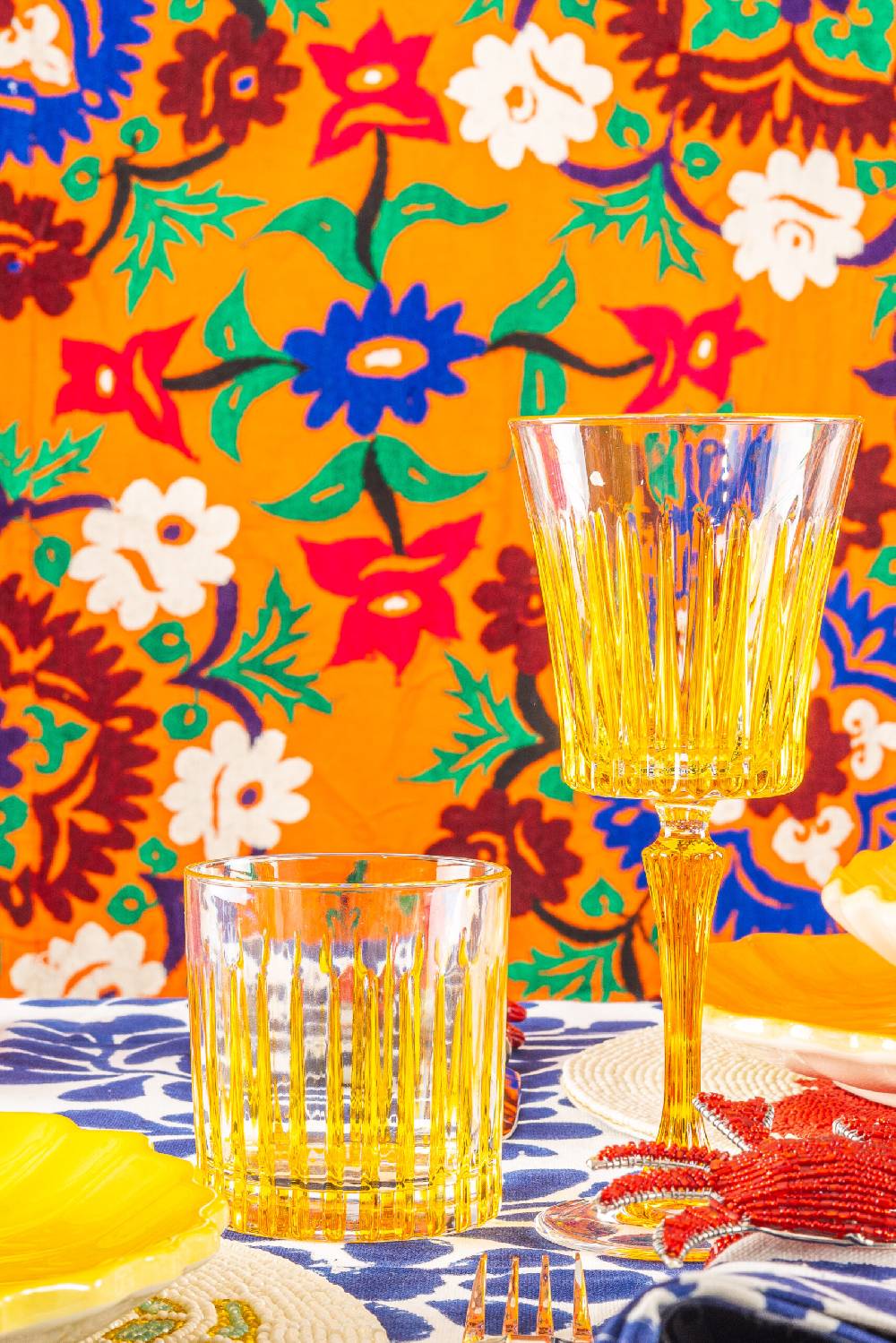 Les Ottomans Set of four crystal glasses CGG01 Sottocosto