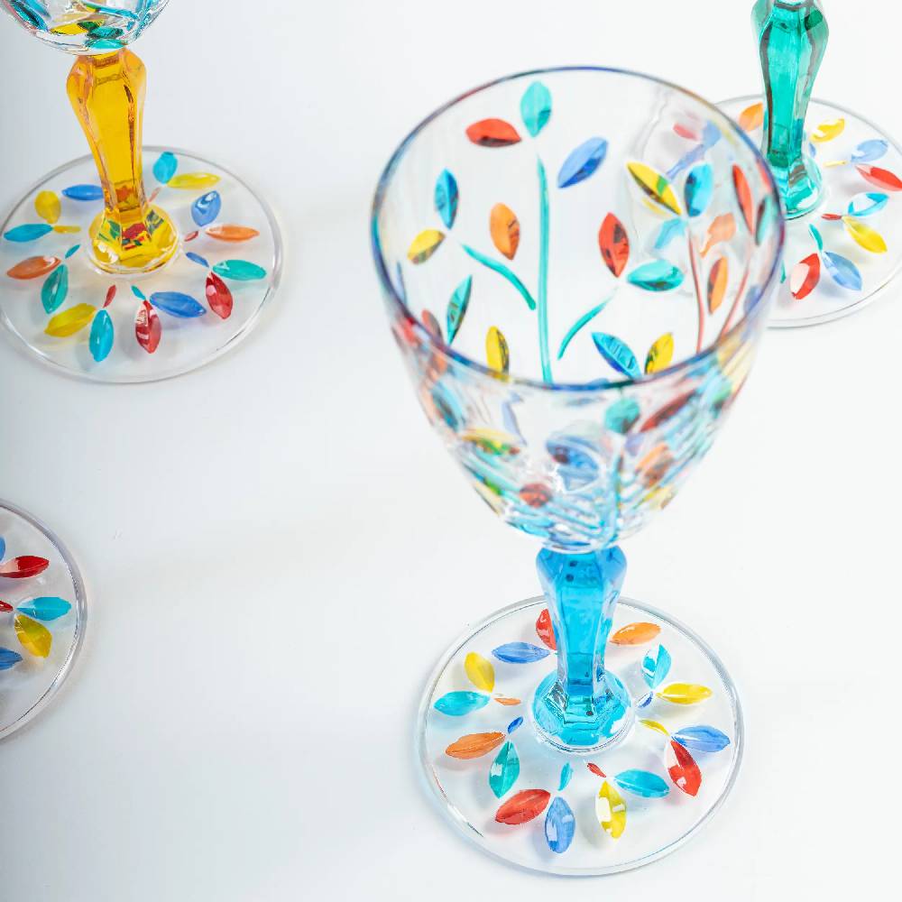 Les Ottomans Set of four crystal glasses CGJ05 Sconto