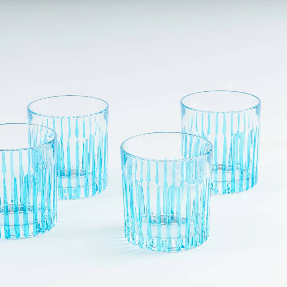 Les Ottomans Set of four crystal glasses CGT02 Economico