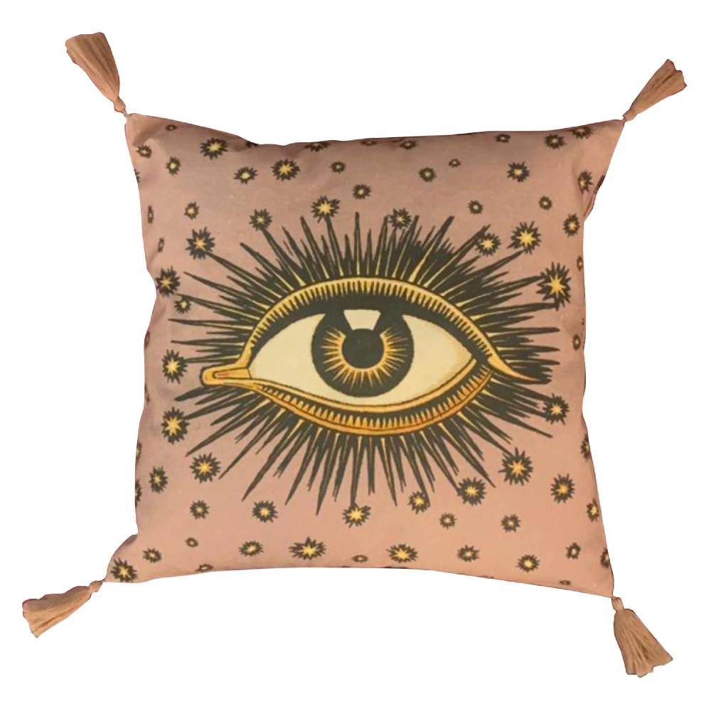 Les Ottomans Eye cotton cushion EYC01 I Più Venduti