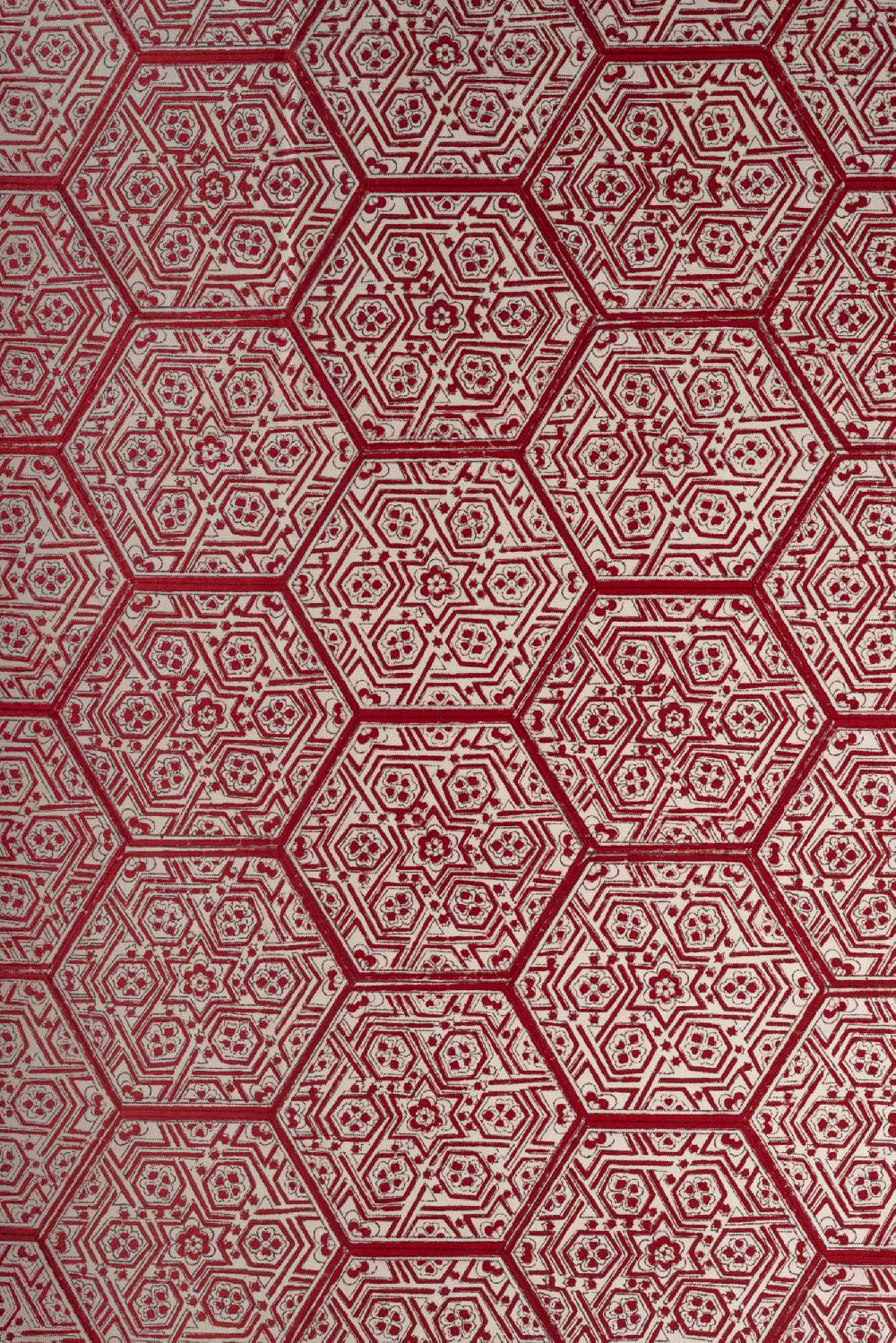 Les Ottomans Handprinted cotton tablecloth IKB05 Online