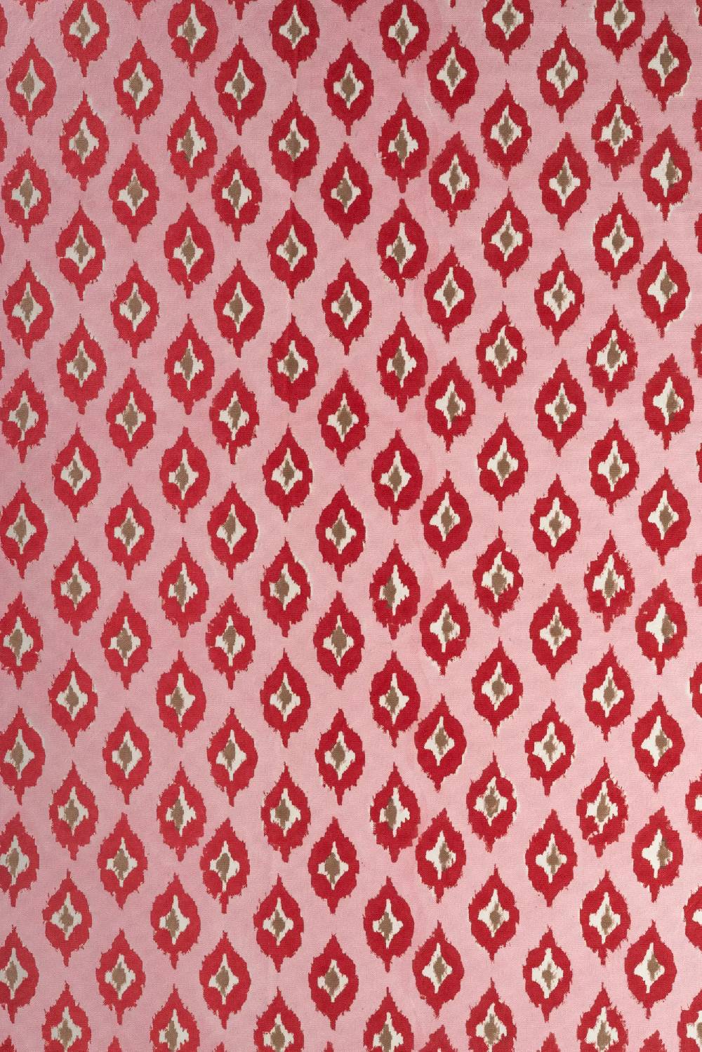 Les Ottomans Handprinted cotton tablecloth IKB26 Saldi
