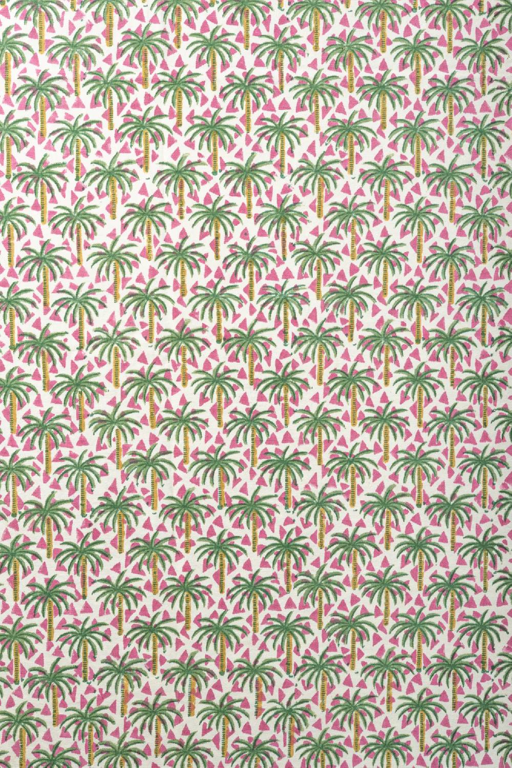 Les Ottomans Handprinted cotton tablecloth IKB47 Vendita Economica