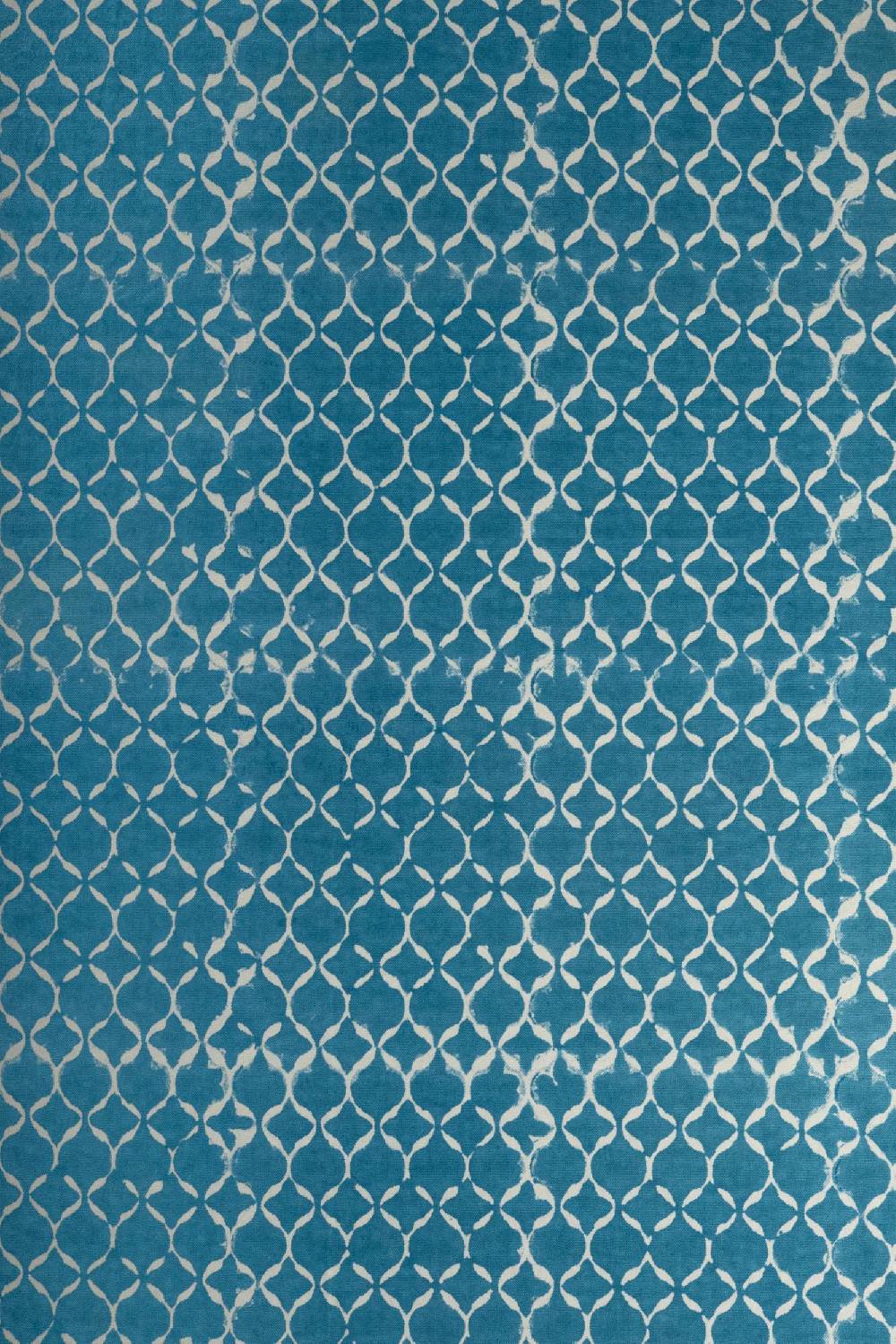 Les Ottomans Handprinted cotton tablecloth IKB53 Vendite Flash