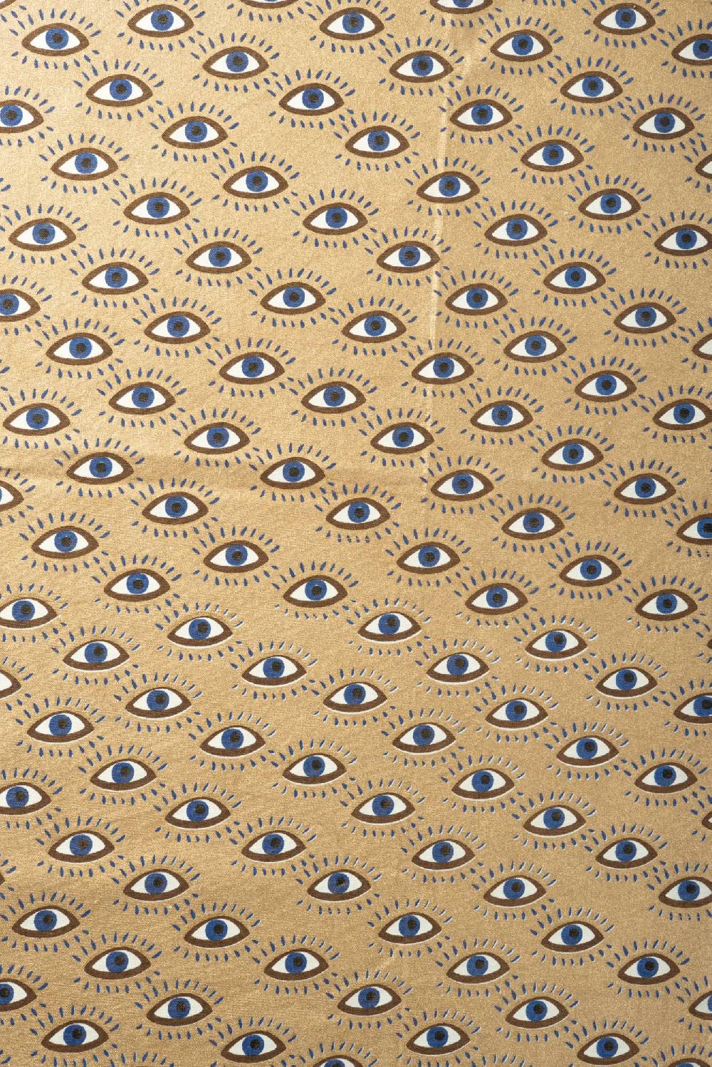 Les Ottomans Handprinted cotton tablecloth IKB54 Negozio