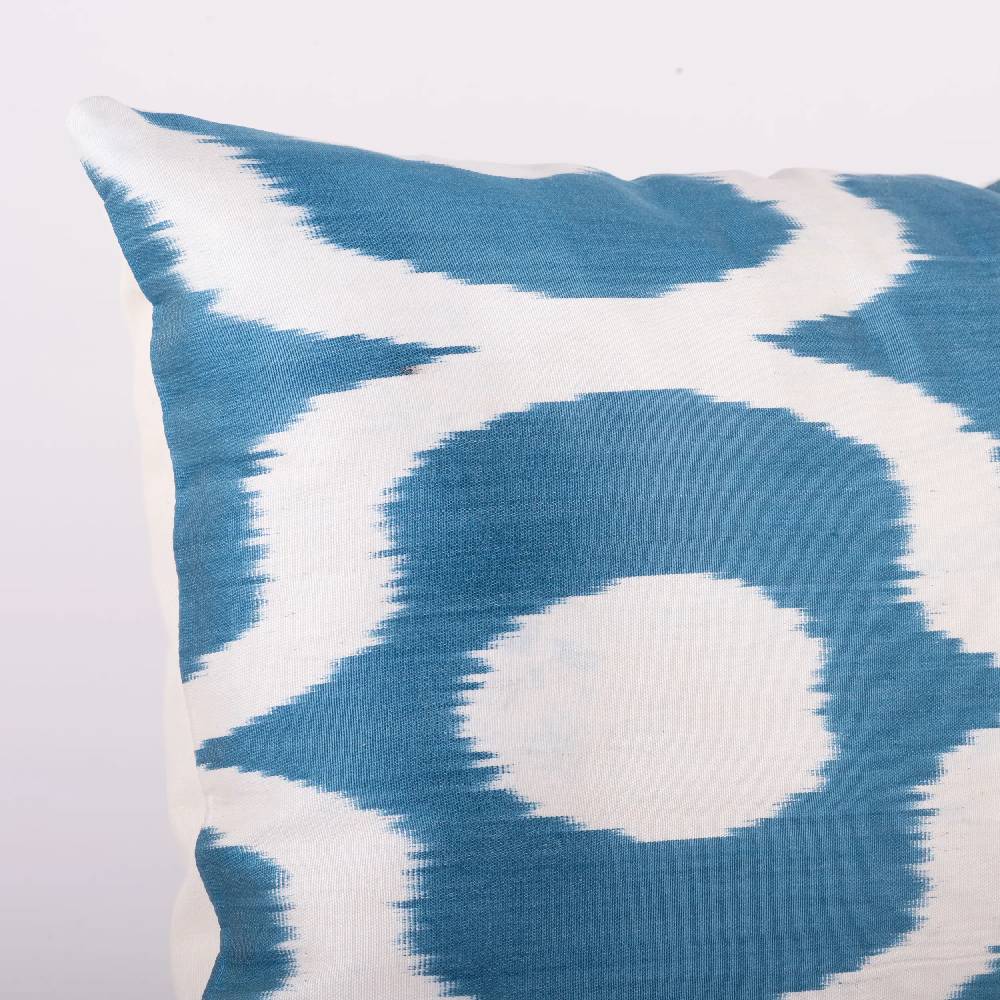 Les Ottomans Ikat silk cushion S341 Hotsell