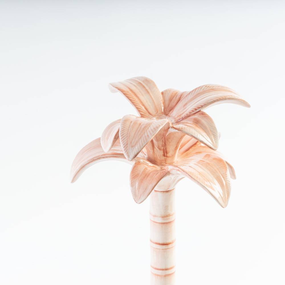 Les Ottomans Handpainted palm ceramic candleholder MARP05 Spedizione Gratuita