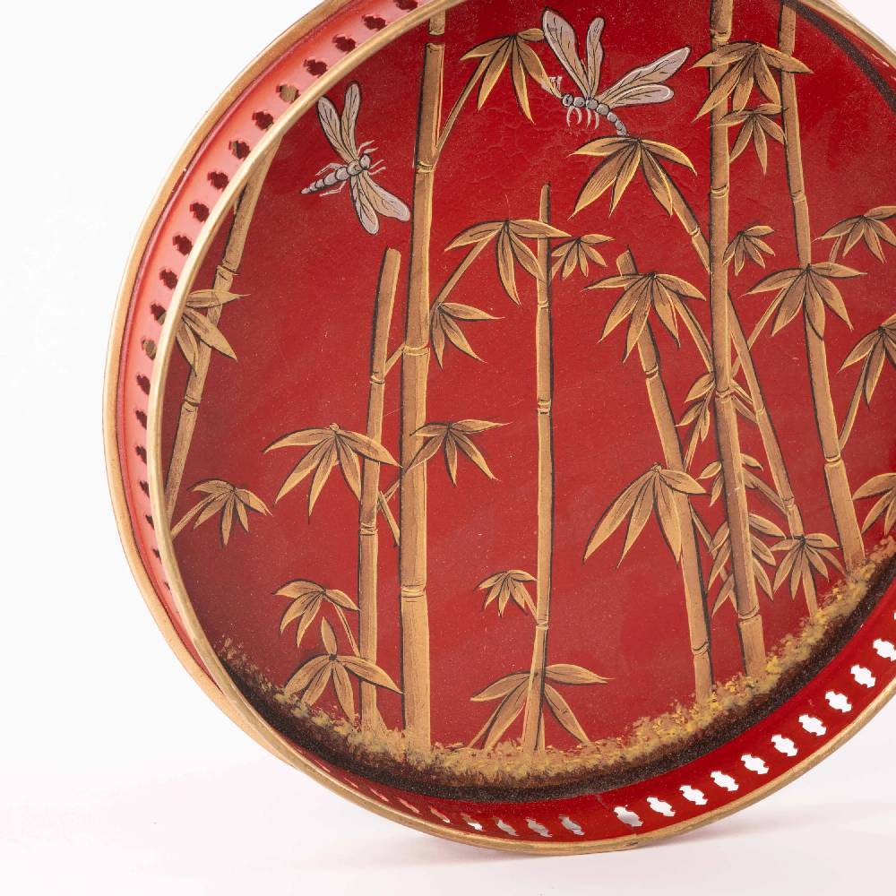 Les Ottomans Vassoio in ferro dipinto a mano IT14 In Linea