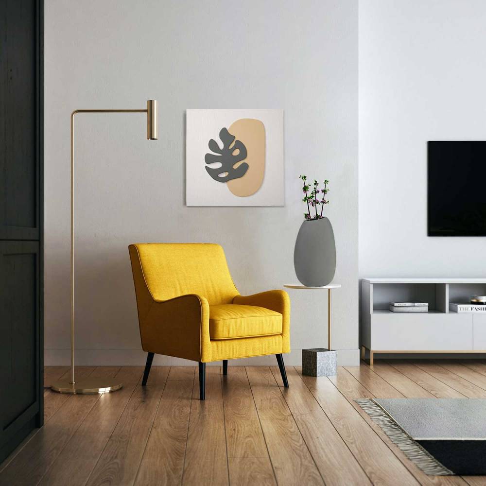 Lineasette Quadro Foglia Hello Nature In Saldo