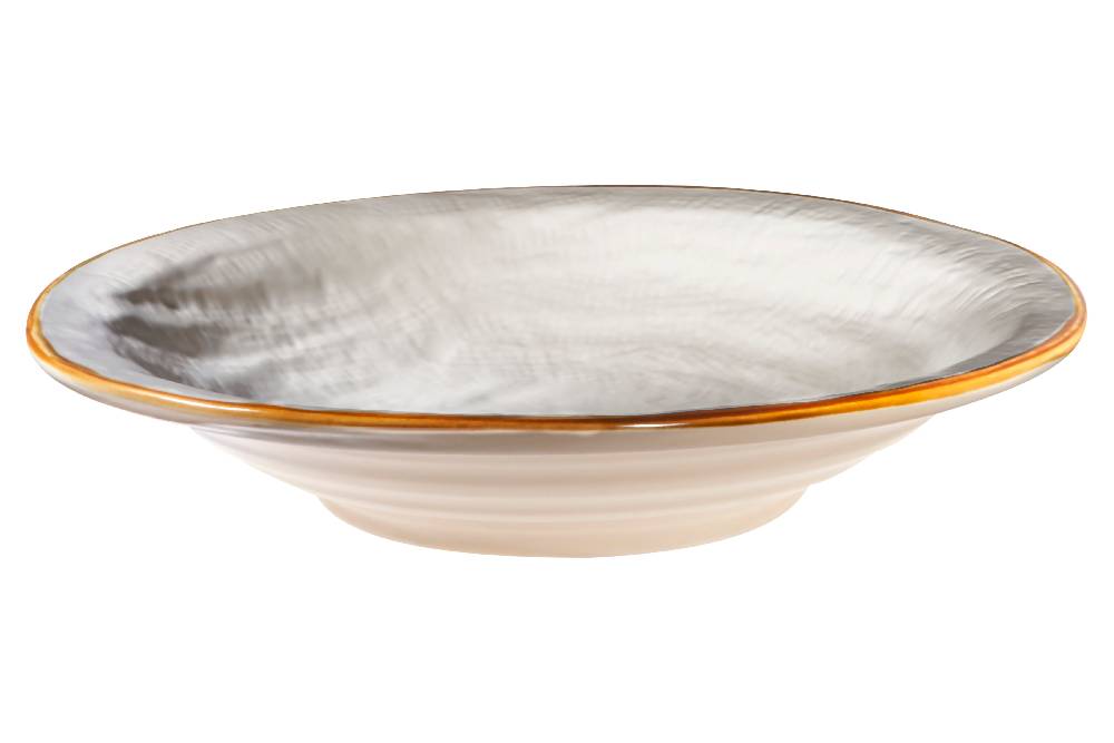 Novità Home Mediterraneo - Piatto Fondo in Gres Bianco Sconto