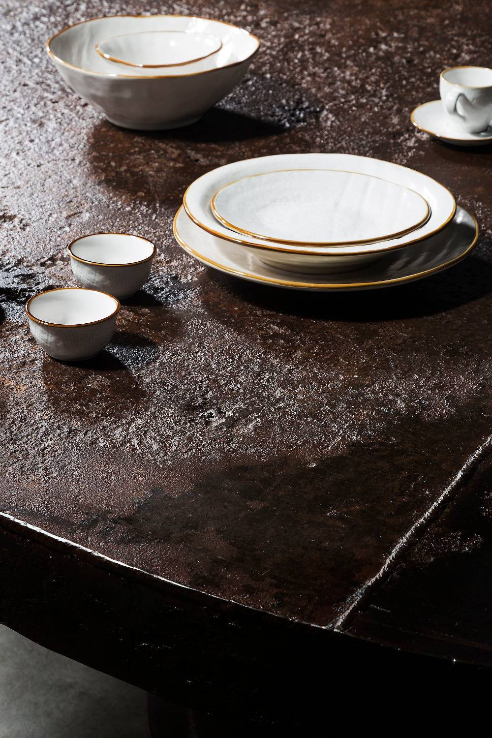 Novità Home Mediterraneo - Piatto Dessert in Gres Bianco Offerta