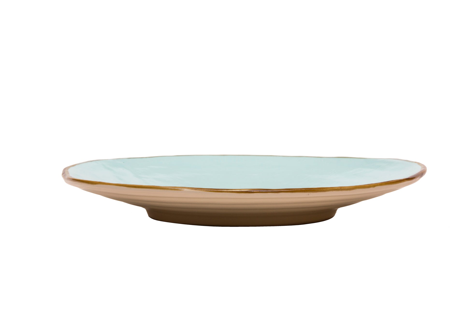 Novità Home Mediterraneo - Piatto Piano in Gres Turchese Saldi