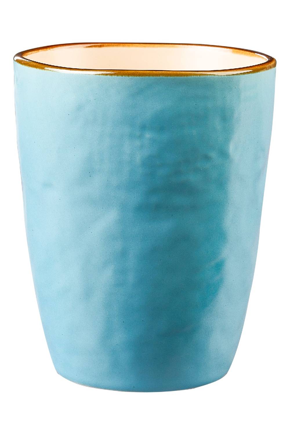 Novità Home Mediterraneo Linea Mare - Bicchierotti in Gres - 3 Colori Assortiti Vendite Flash