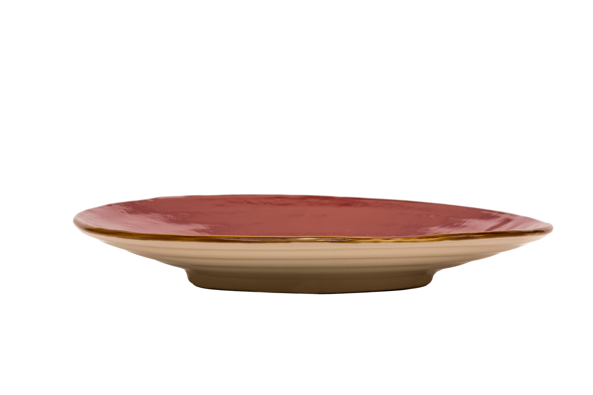 Novità Home Mediterraneo - Piatto Piano in Gres Rosso Promozione