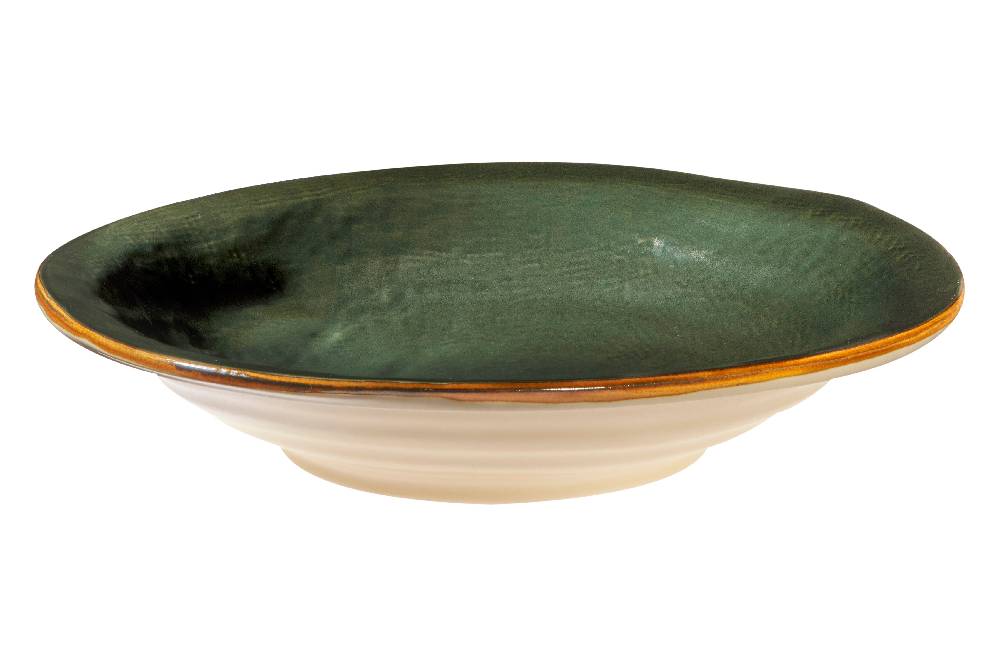 Novità Home Mediterraneo - piatto fondo verde Promozione Limitata