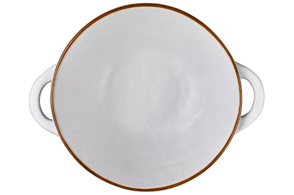 Novità Home Mediterraneo - Ciotola Zuppa in Gres Bianca Hotsell