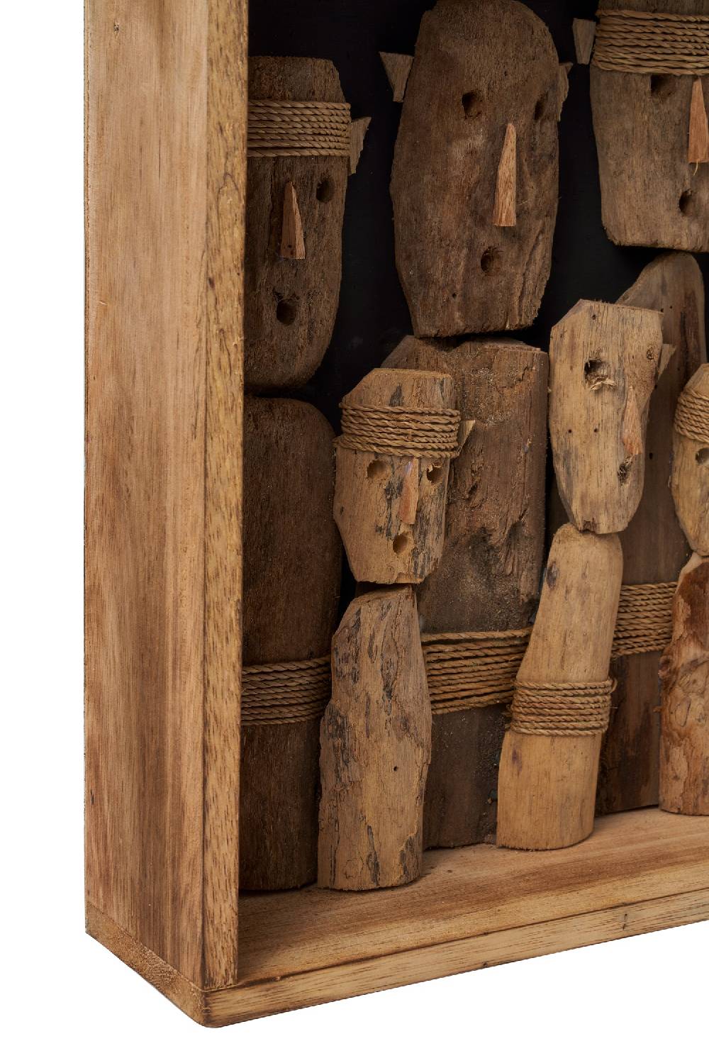 Novità Home Quadro uomini intagliati legno Moda