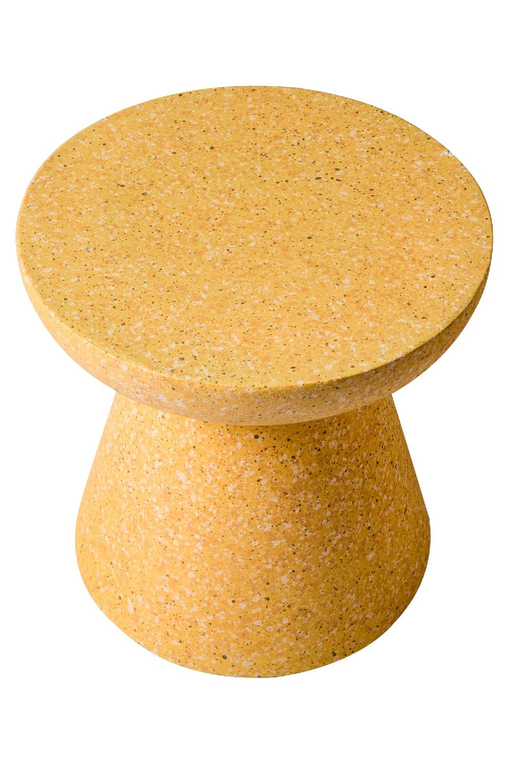 Novità Home In & Out - Tavolino Forma Tappo In Polyresina Graniglia Beige Sconto