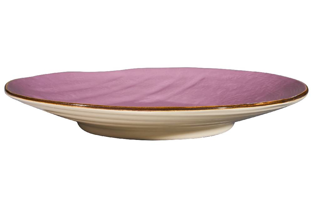 Novità Home Mediterrano - Piatto Piano Rosa In Vendita