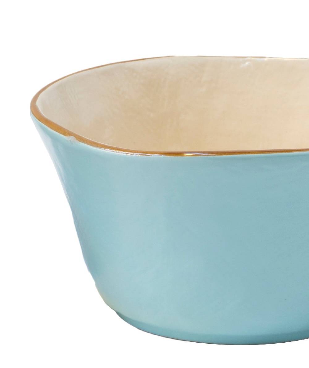 Novità Home Mediterraneo Linea Mare - Zuppiera - 3 Colori Assortiti Vendita Economica