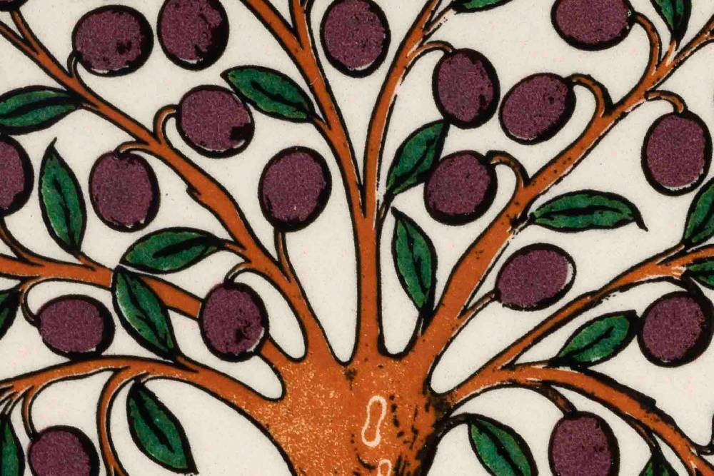 Novità Home Sottopentola smerlato decoro a mano in ceramica In Saldo