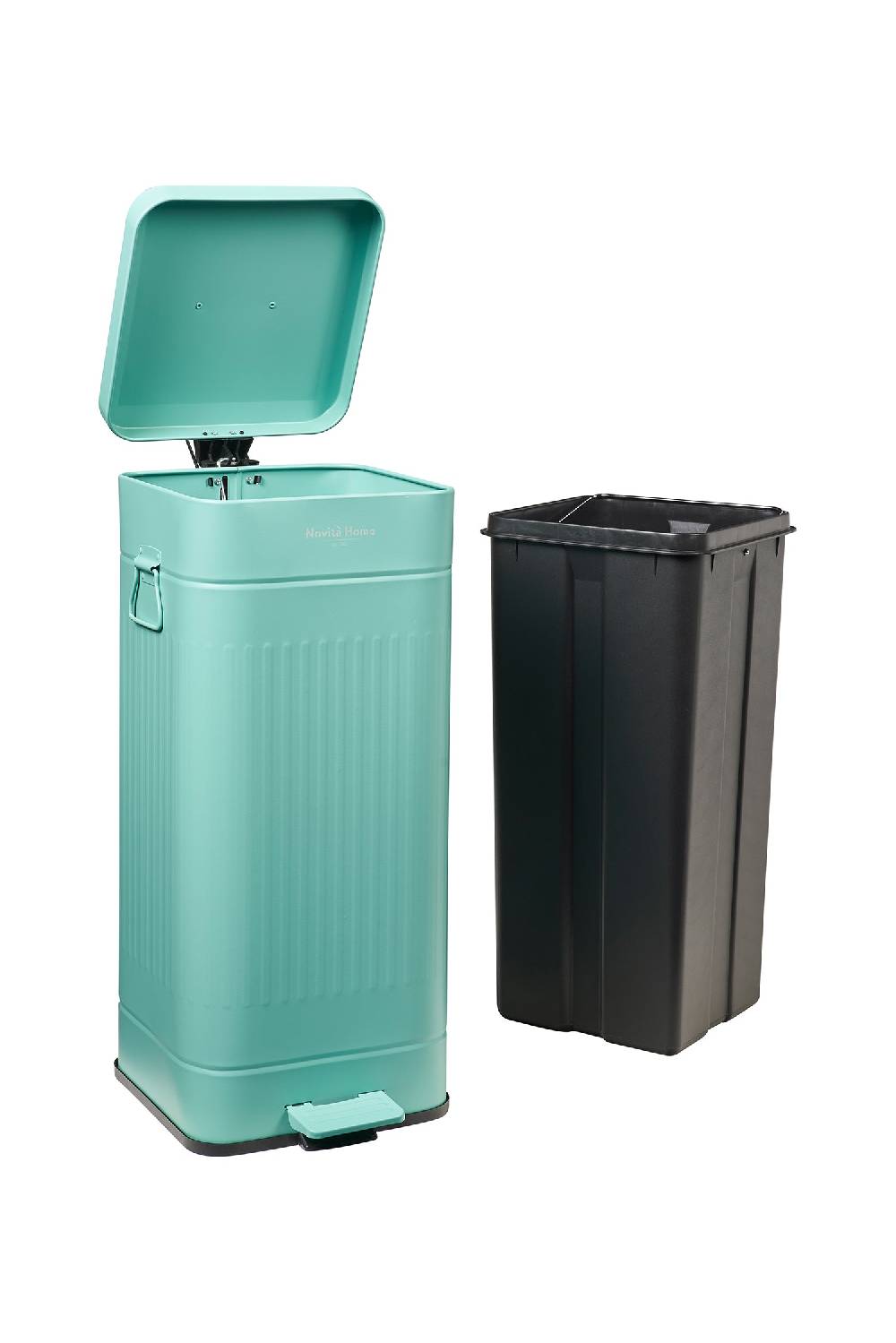 Novità Home Daily Trash - Pattumiera tiffany opaca - grande 30 l - in metallo Italy