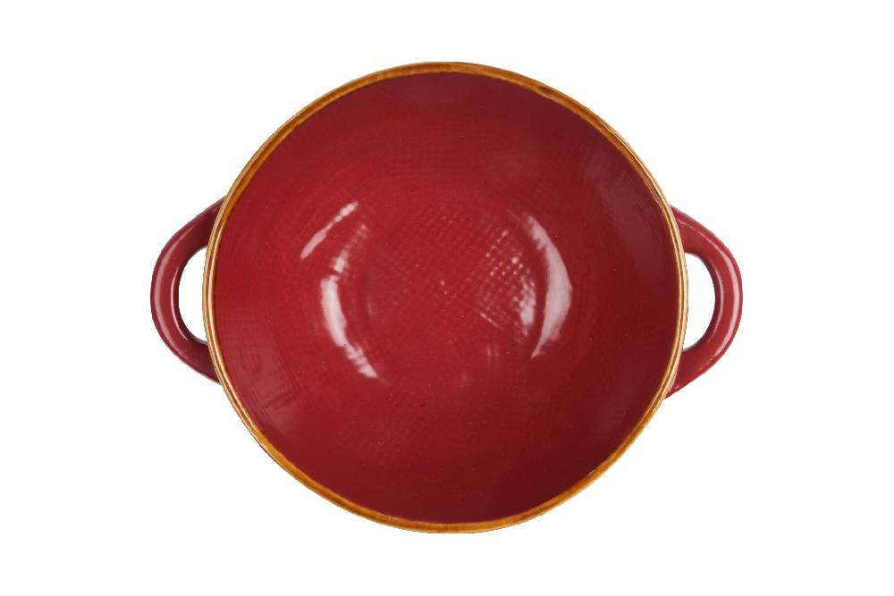 Novità Home Mediterraneo - Ciotola Zuppa in Gres Rossa Vendita