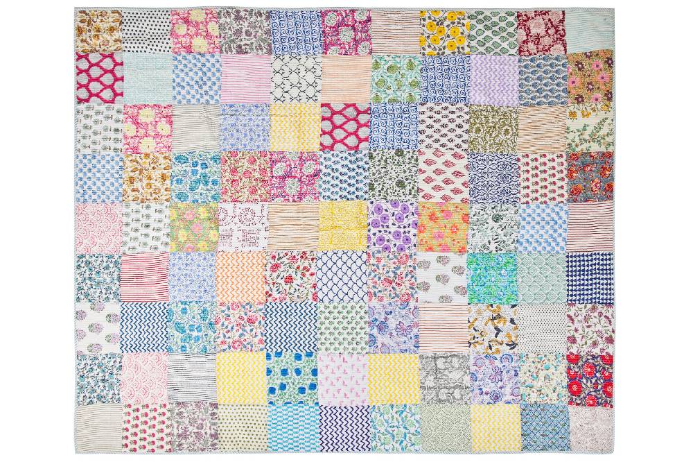 Novità Home Patchwork - Trapunta Matrimoniale Multicolore Ass.Te Promozione Limitata