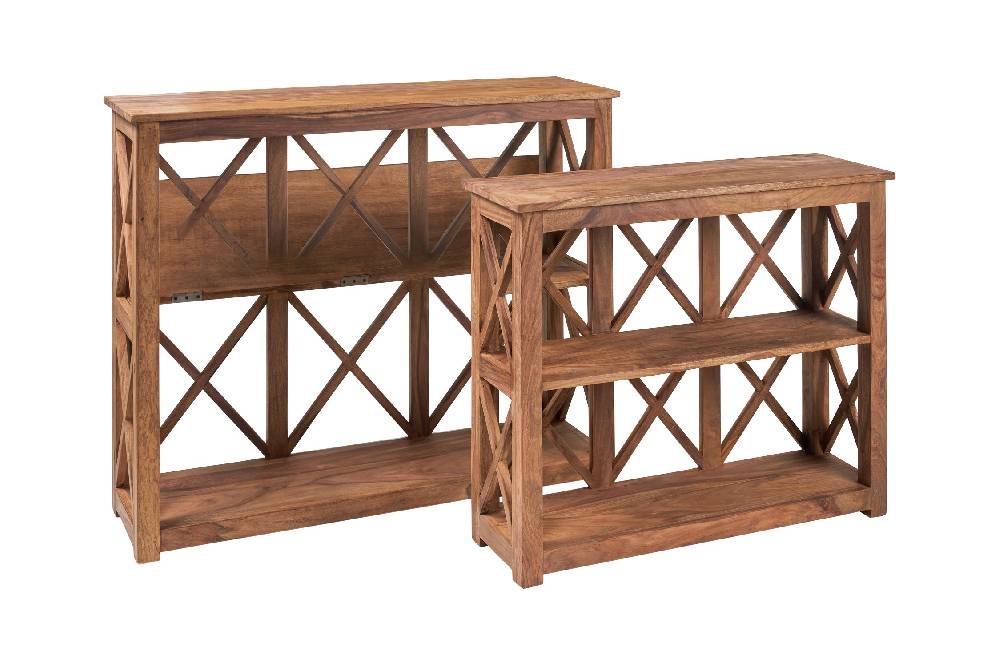 Novità Home Libreria bassa in legno naturale - set 1/2 2025