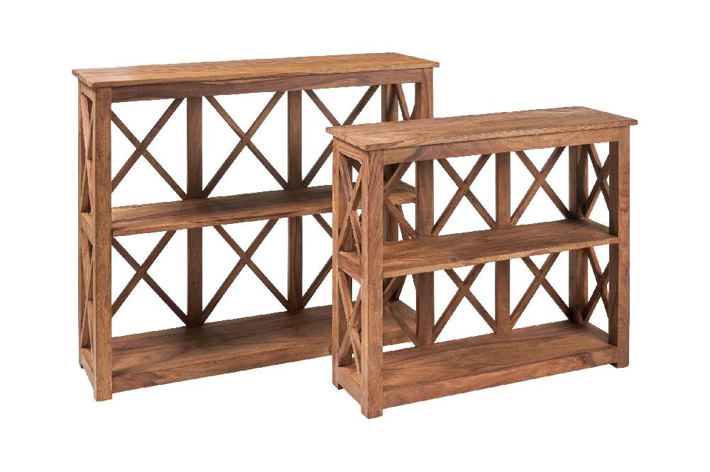 Novità Home Libreria bassa in legno naturale - set 1/2 2025