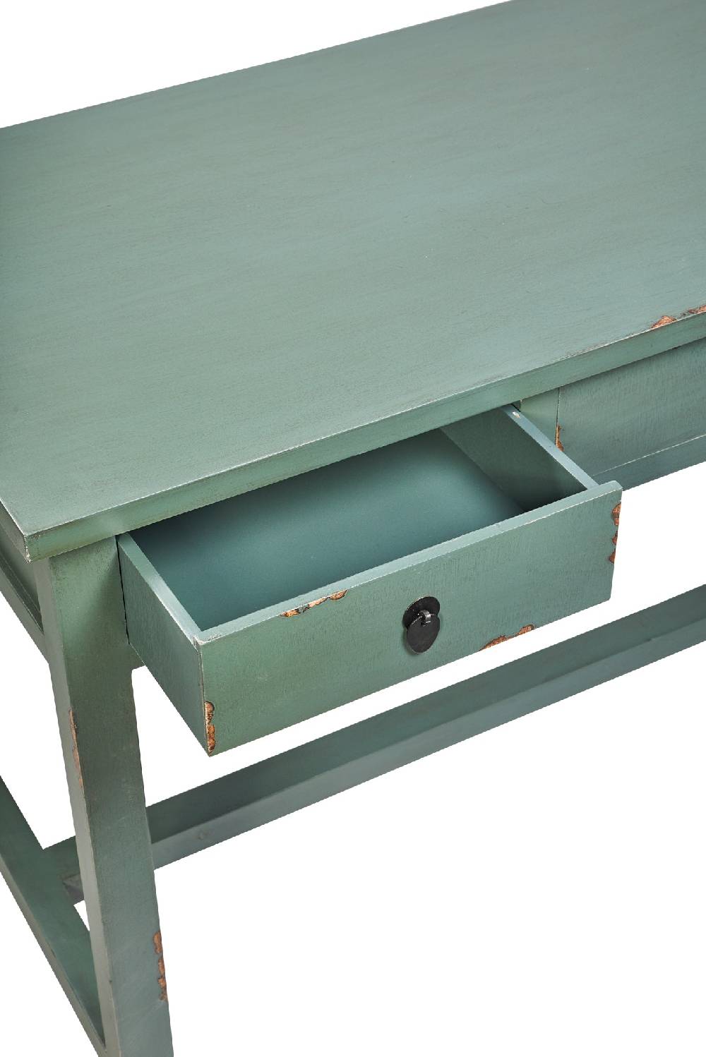 Novità Home Fuji - scrivania 3 cassetti in legno salvia In Linea
