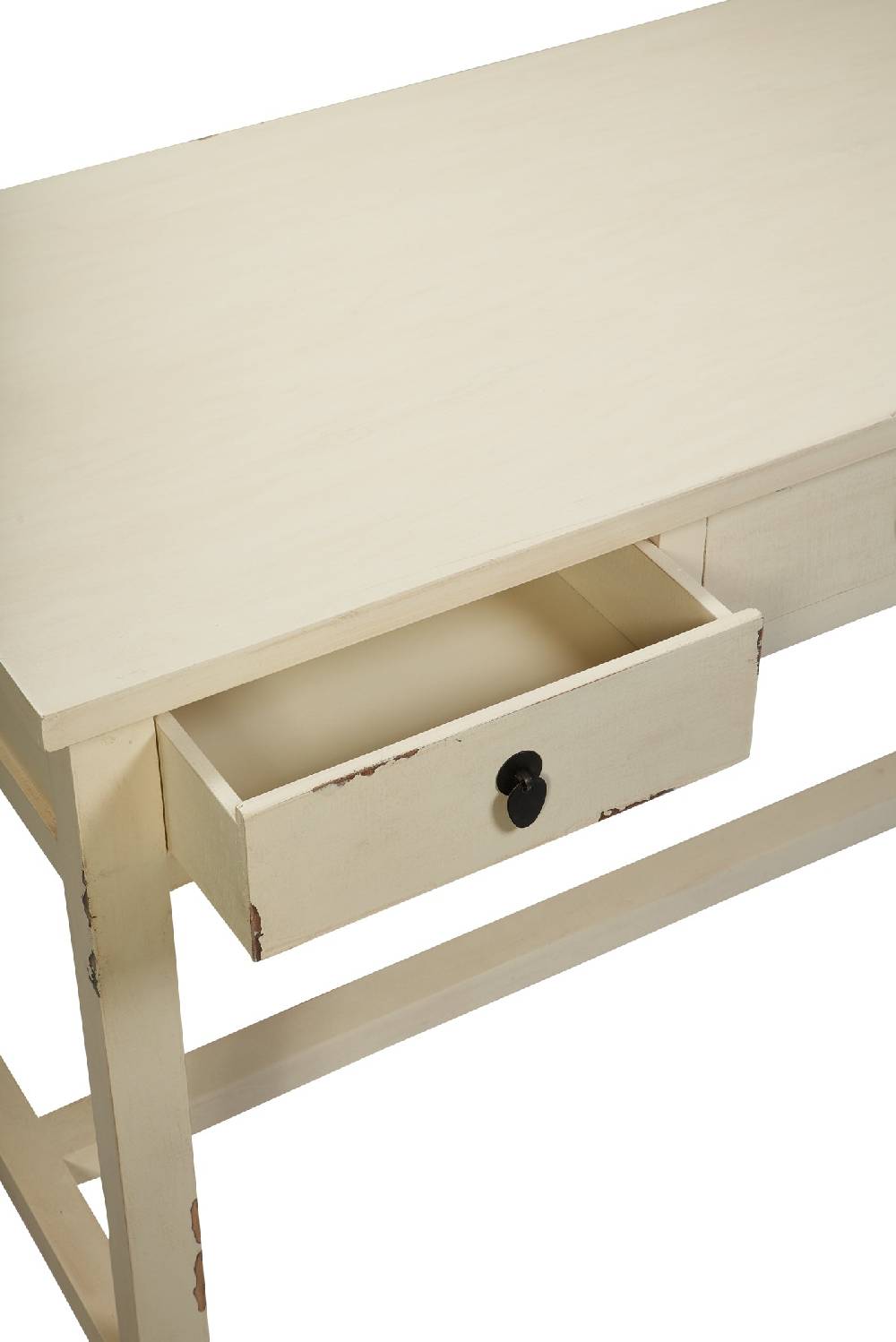 Novità Home Fuji - scrivania 3 cassetti in legno bianco Nuovo
