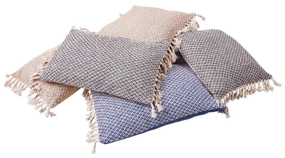 Novità Home Cuscino jaquard 50x50 con frange Qualità Garantita