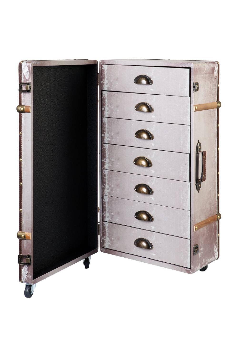Novità Home Vintage - baule da viaggio con cassetti Online