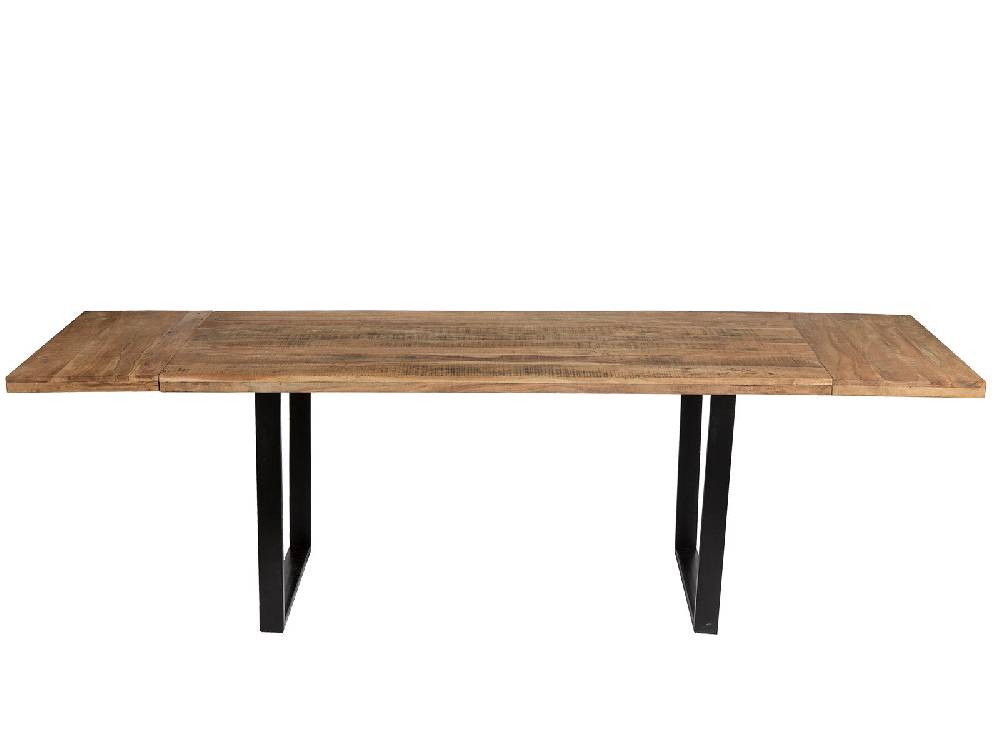 Novità Home Sawyer -tavolo pranzo in legno e metallo prolunghe estraibili Offerte