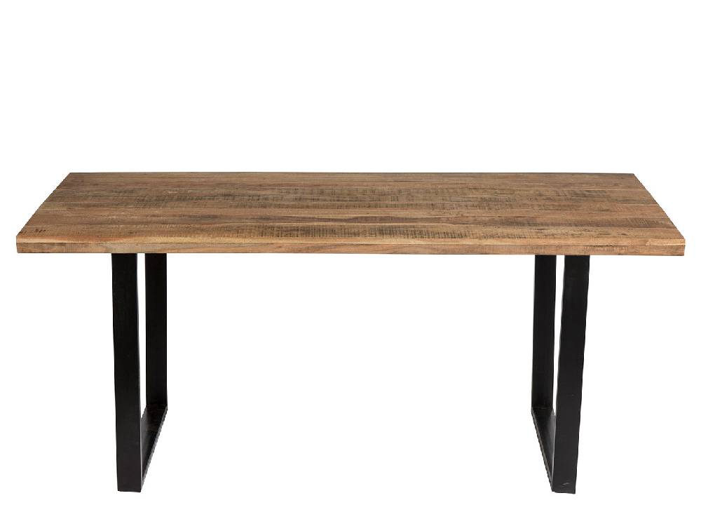 Novità Home Sawyer -tavolo pranzo in legno e metallo prolunghe estraibili Offerte