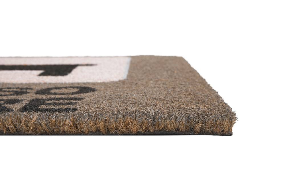 Novità Home Coco door mat-sagoma cane io posso entrare nero grigio Prezzo basso
