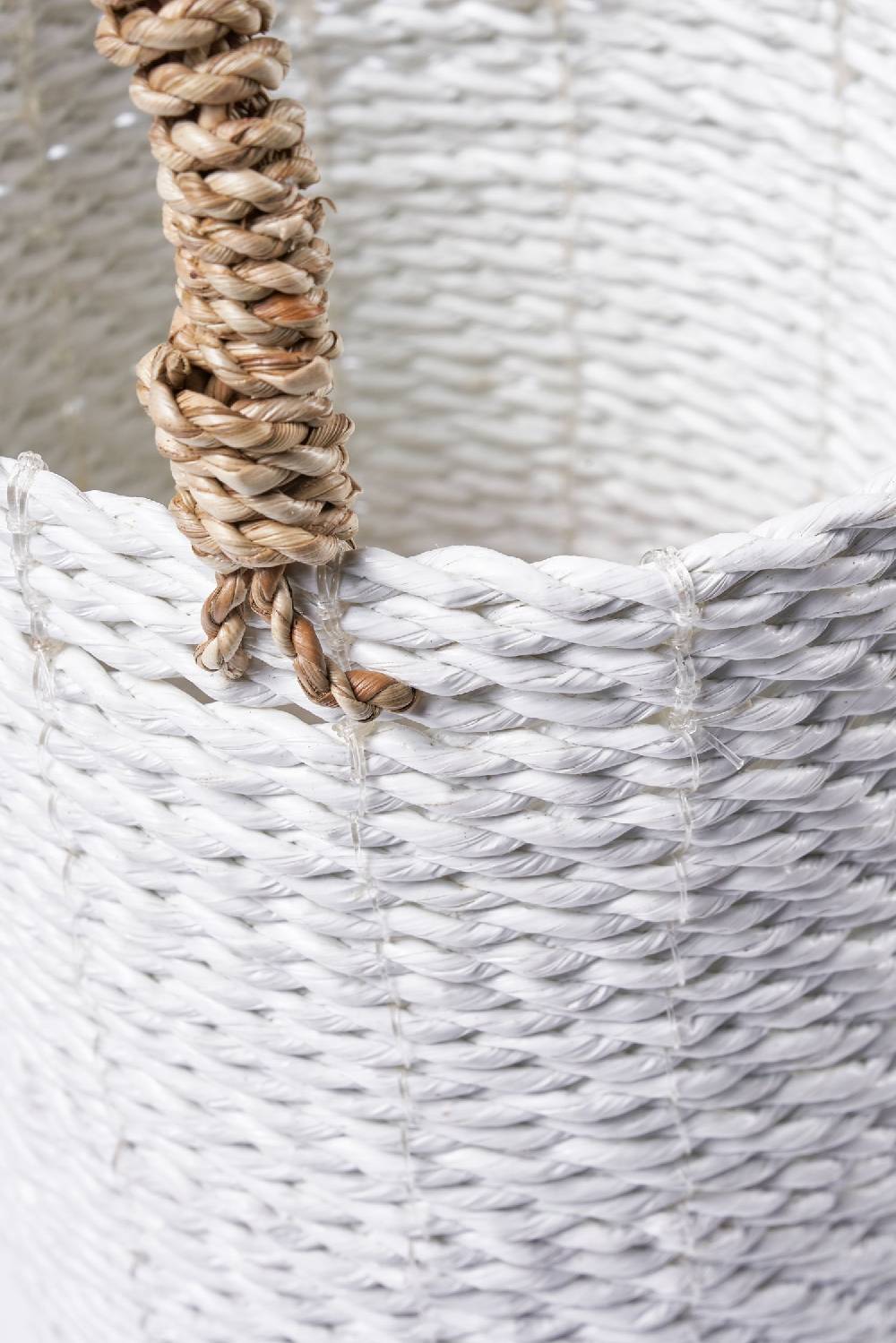 Novità Home Cestino in Seagrass Bianco Esporta salva