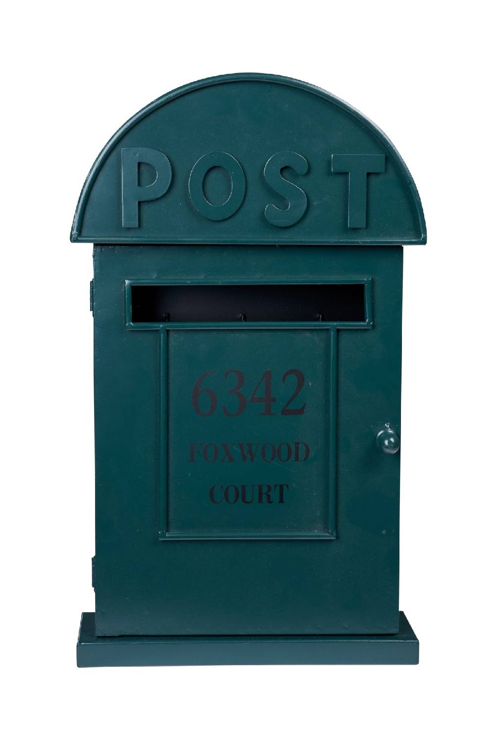 Novità Home Cassetta posta porta chiavi in metallo verde Nuovo