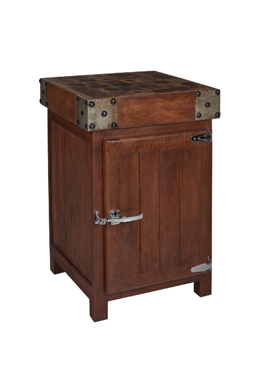 Novità Home Butcher - credenza piccola tagliere con 1 sportello in legno Prezzo Ridotto