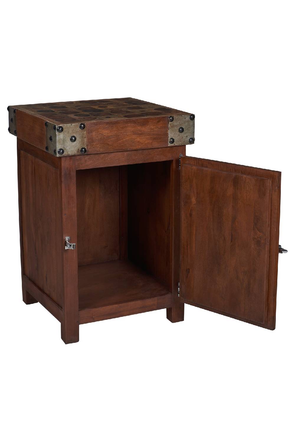 Novità Home Butcher - credenza piccola tagliere con 1 sportello in legno Prezzo Ridotto