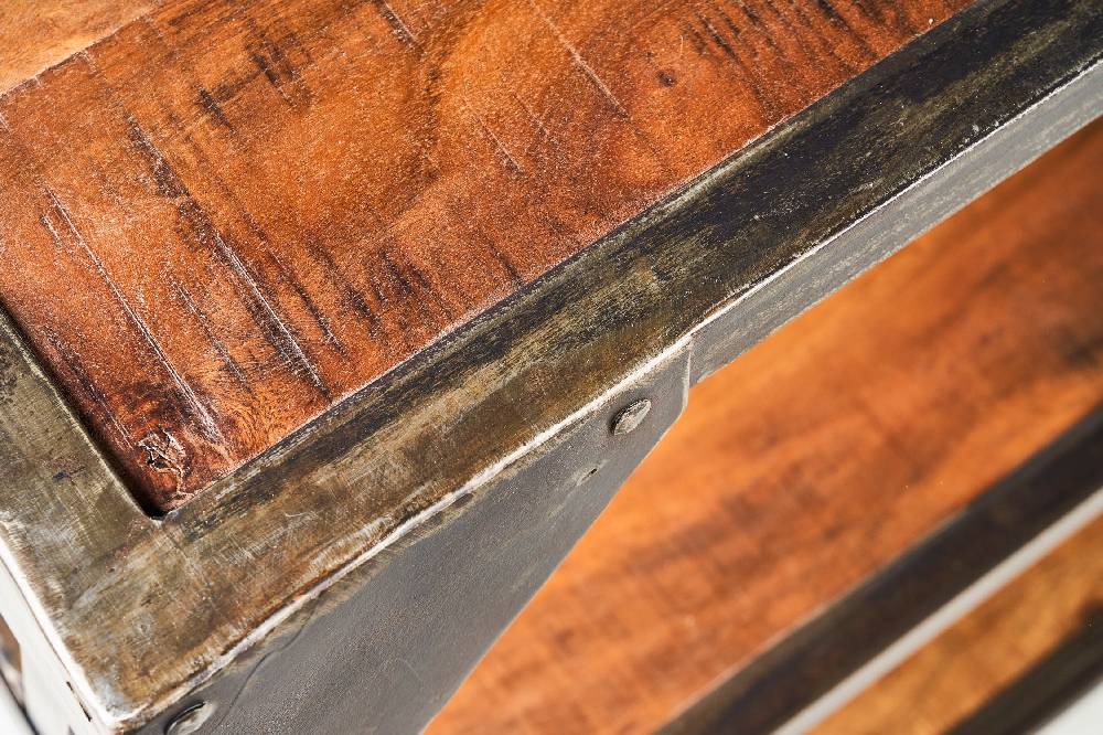 Novità Home Bristol - etagere in legno di recupero e metallo con ruote Novità