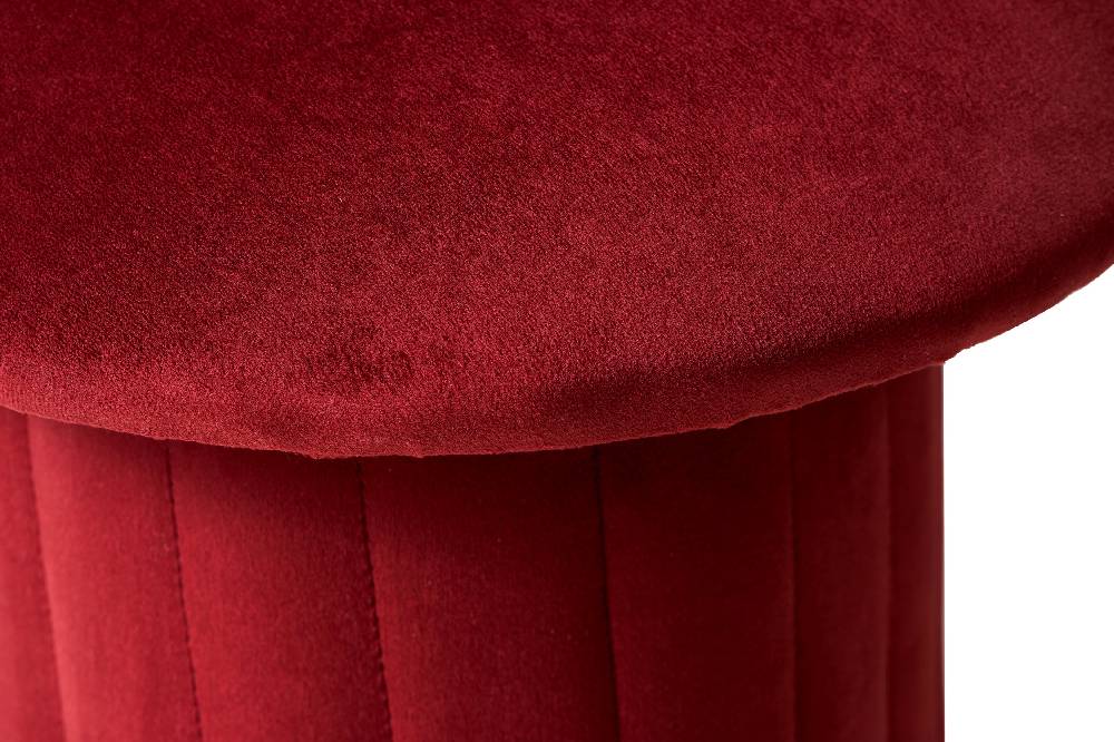 Novità Home Bois - pouf small rosso cinabro Offerta
