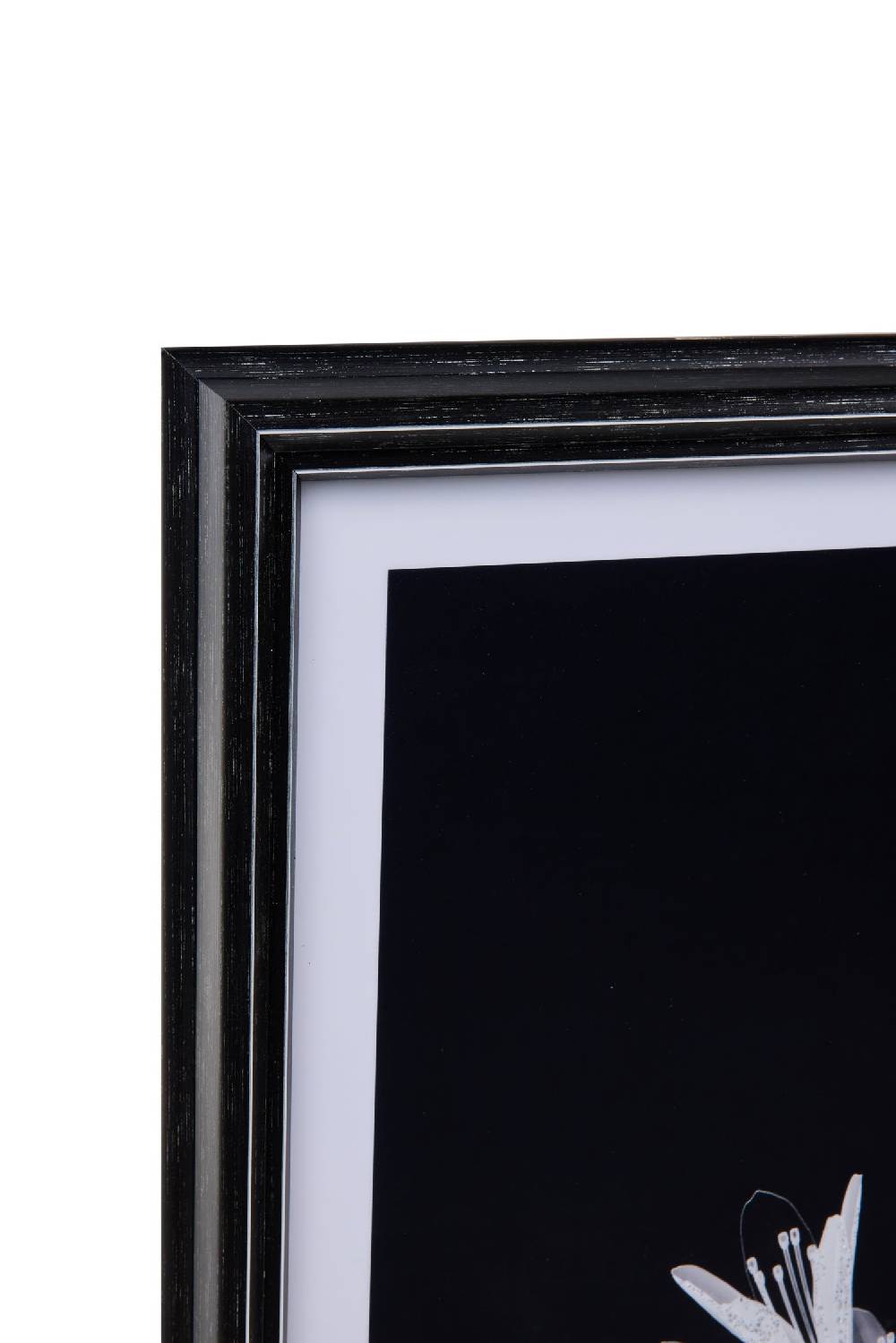 Novità Home Gallery - Stampa Fiore In Bianco E Nero Outlet
