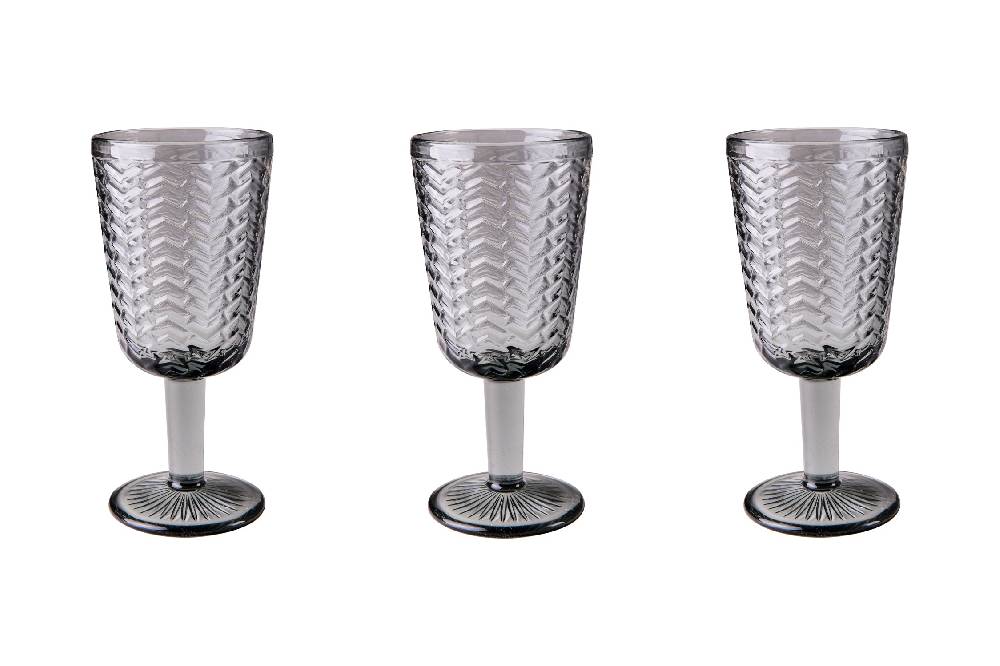 Novità Home Corte Real - Calice Vino Fume Set 1/6 Offerte esclusive
