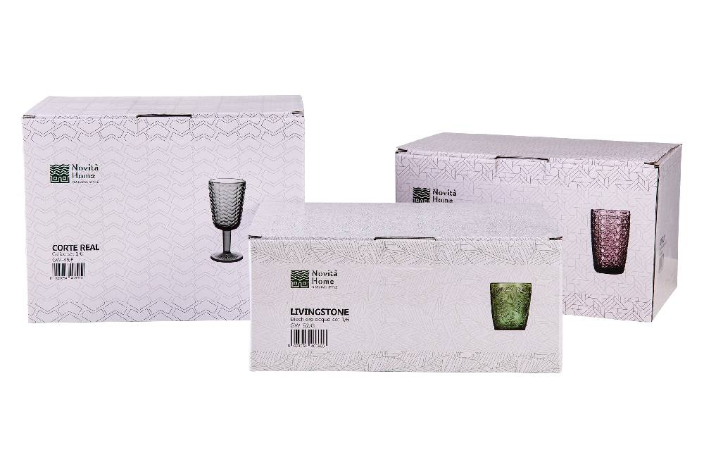 Novità Home Corte Real - Bicchiere Bibita Fume Set 1/6 Grandi sconti