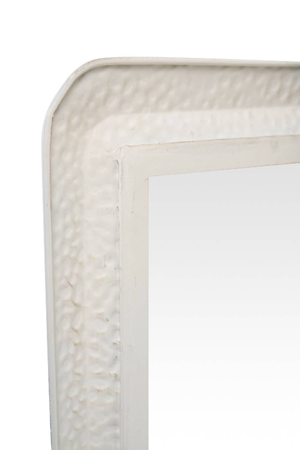 Novità Home Balera - specchio rettangolare bianco martellato Discount Store per i nuovi prodotti
