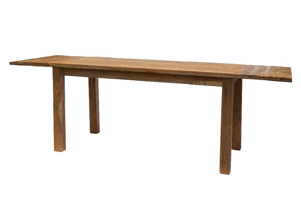 Novità Home Tavolo da Pranzo in Legno di Acacia con Prolunghe Estraibili Prezzo Ridotto