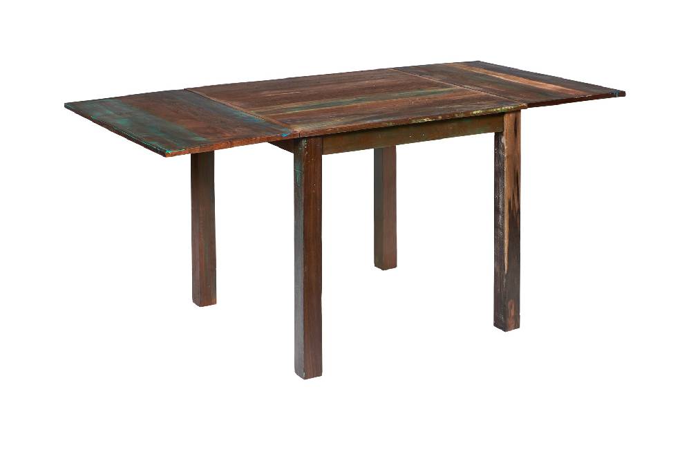 Novità Home Tavolo pranzo in legno di recupero prolunghe estraibili Sottocosto