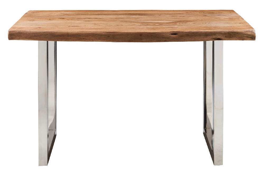 Novità Home Melburne - tavolo acacia con gambe color acciaio Economico